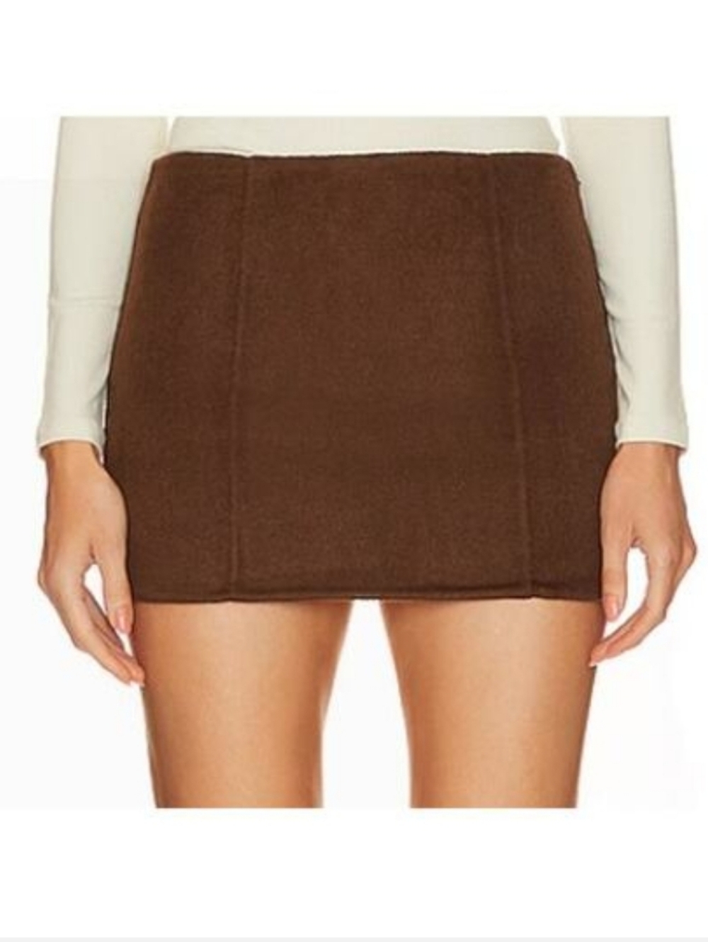 LPA Giah Mini Skirt In Chocolate Brown Size XS